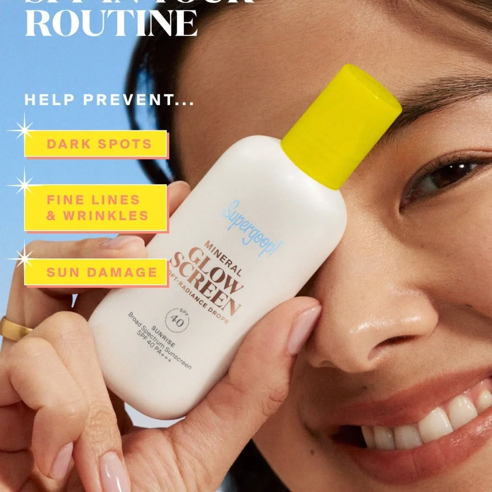 SUNRISE Mineral Glowscreen Soft-Radiance Drops SPF 40 NEW UNUSED BOXED